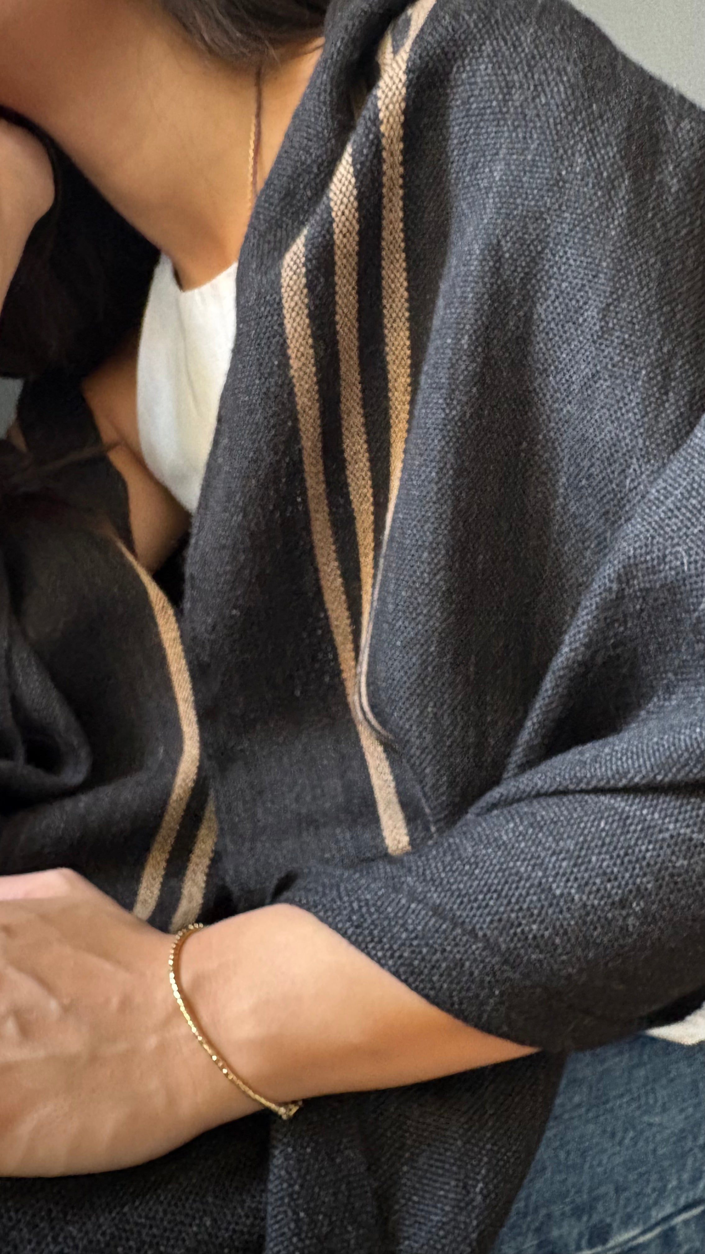 Echarpe 100% Alpaca Negro