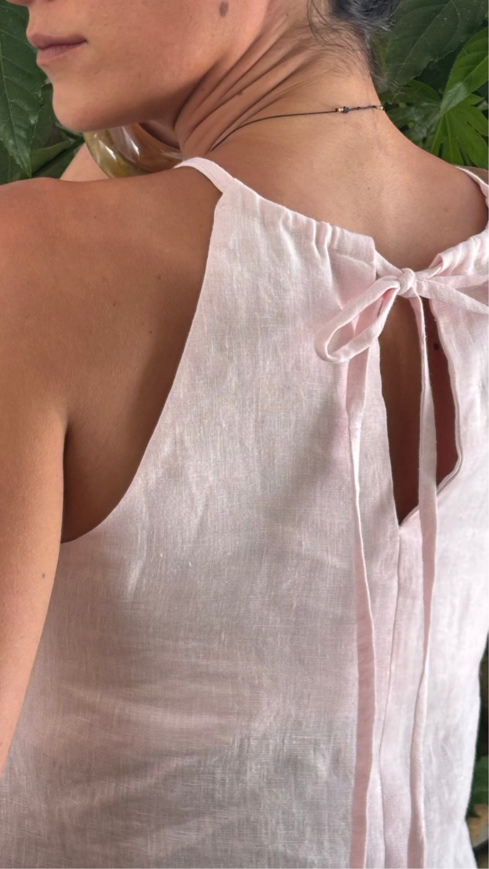 Top Brisa Lino - Rosado