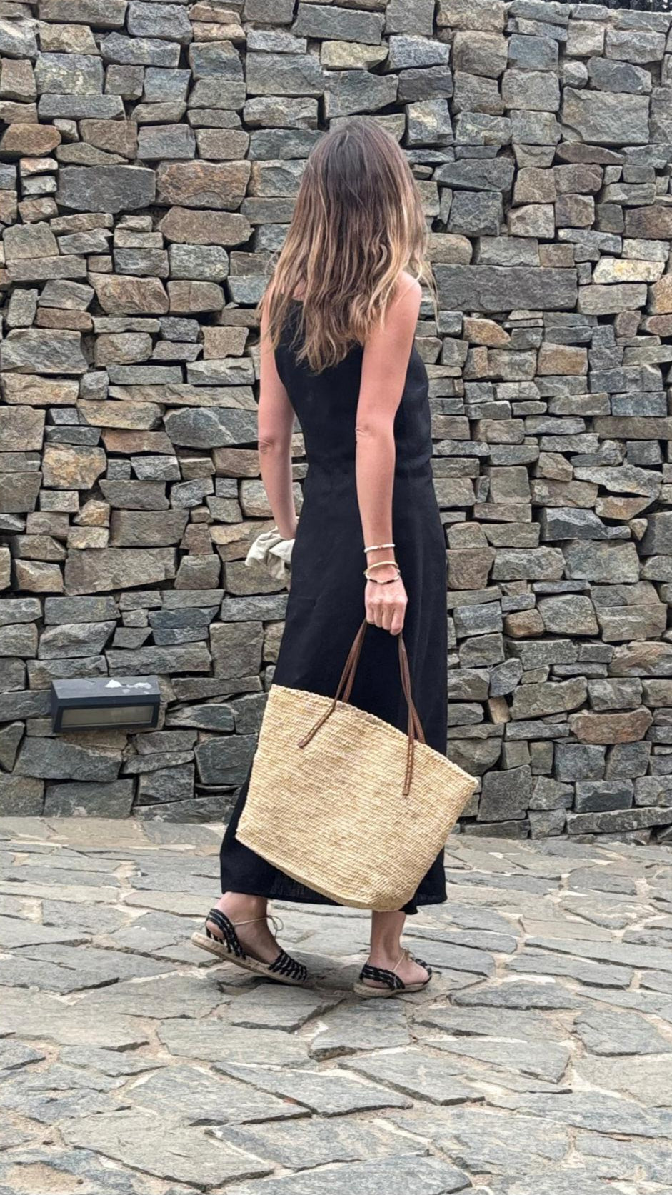 Vestido Dalia Negro 100% Lino