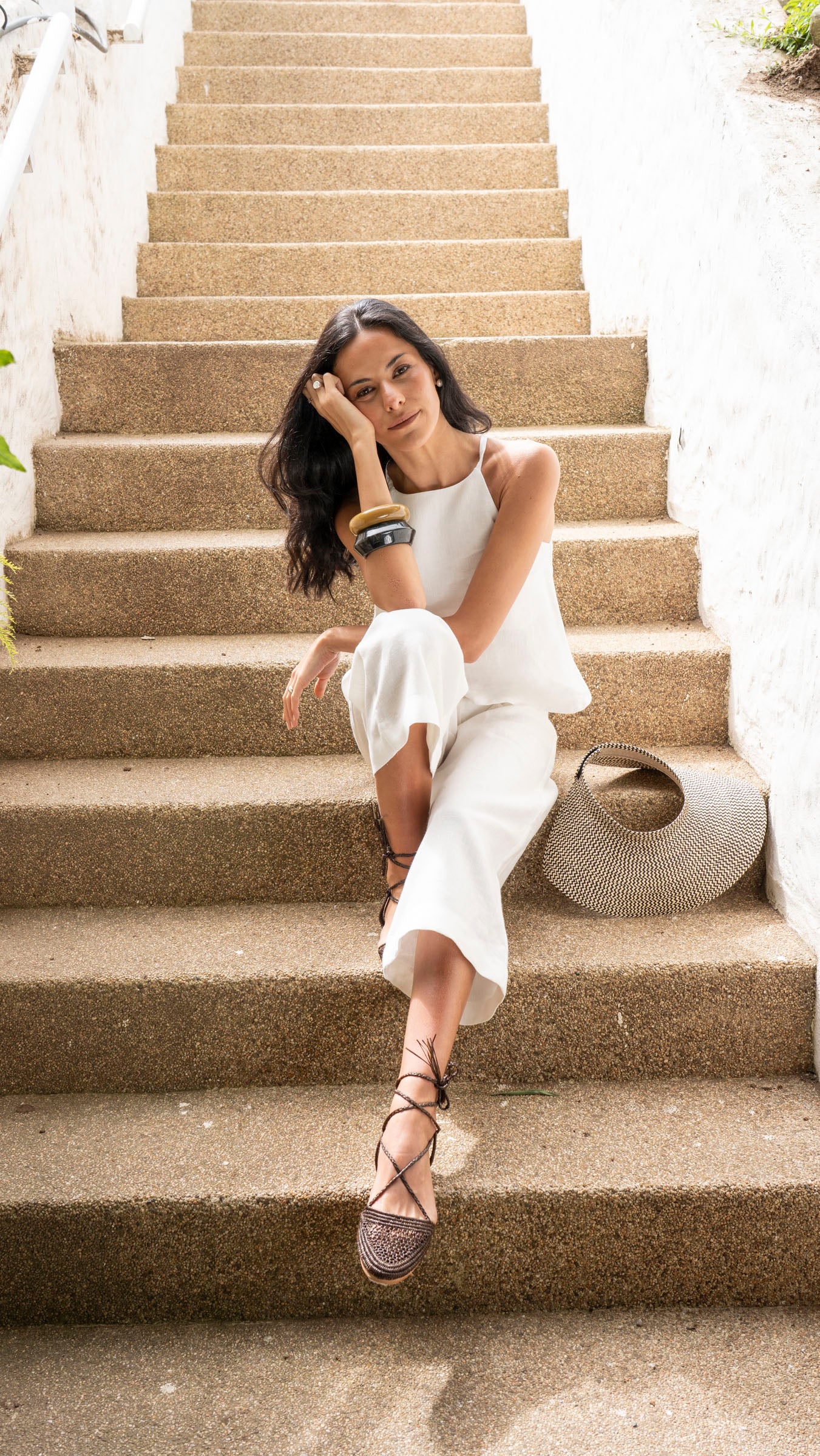 Top Brisa Lino - Blanco