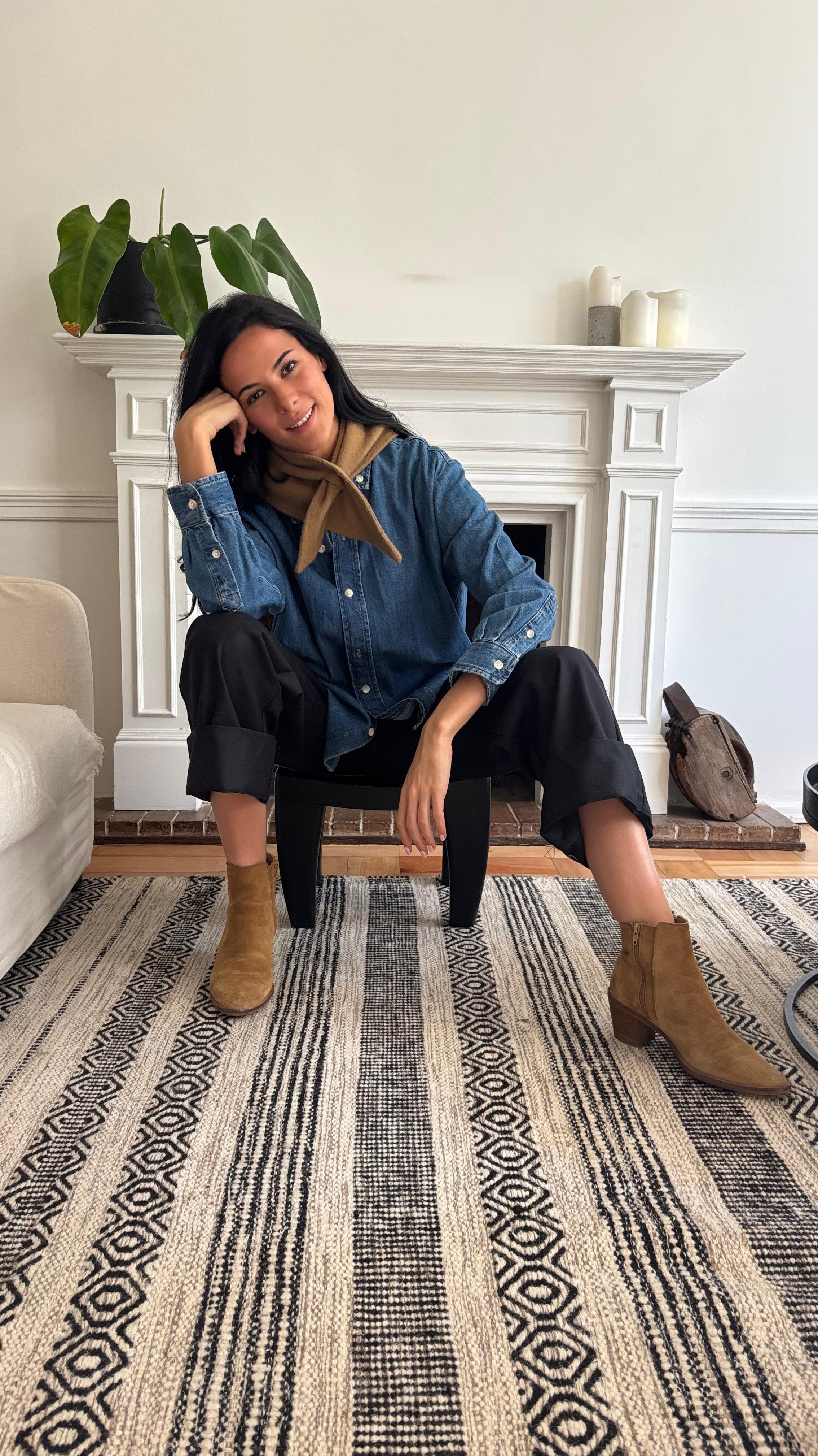 Bufanda Baby Alpaca con Lana Merino