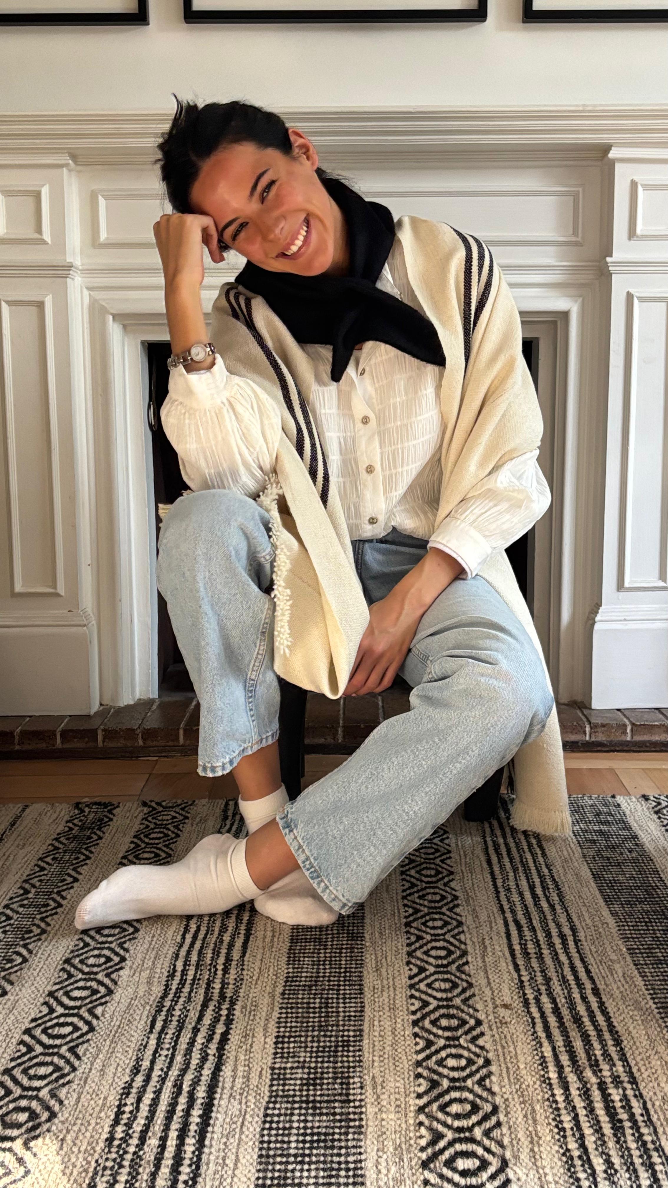 Bufanda Baby Alpaca con Lana Merino