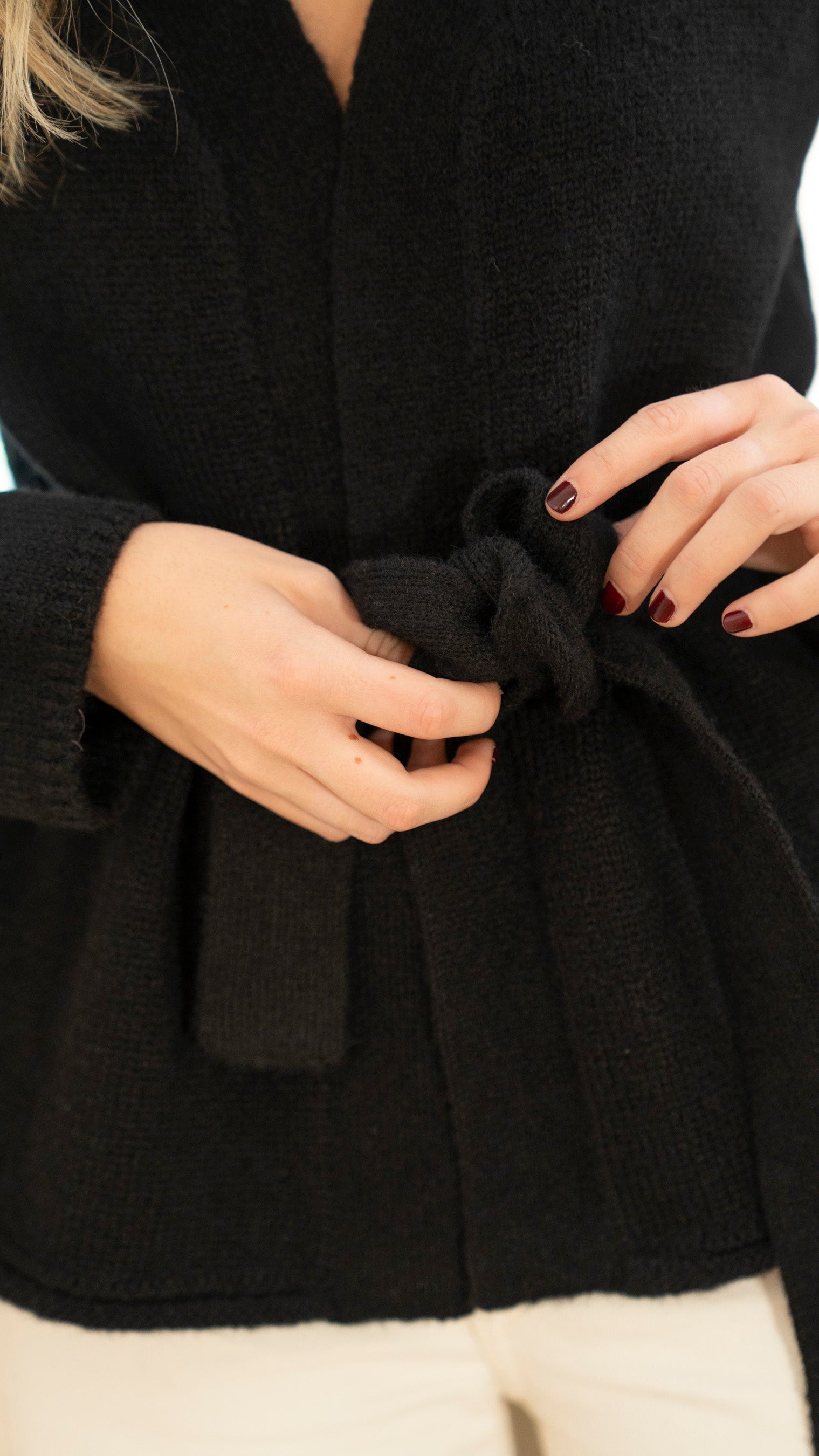 Chaleco Alpaca Superfina 01 | Negro