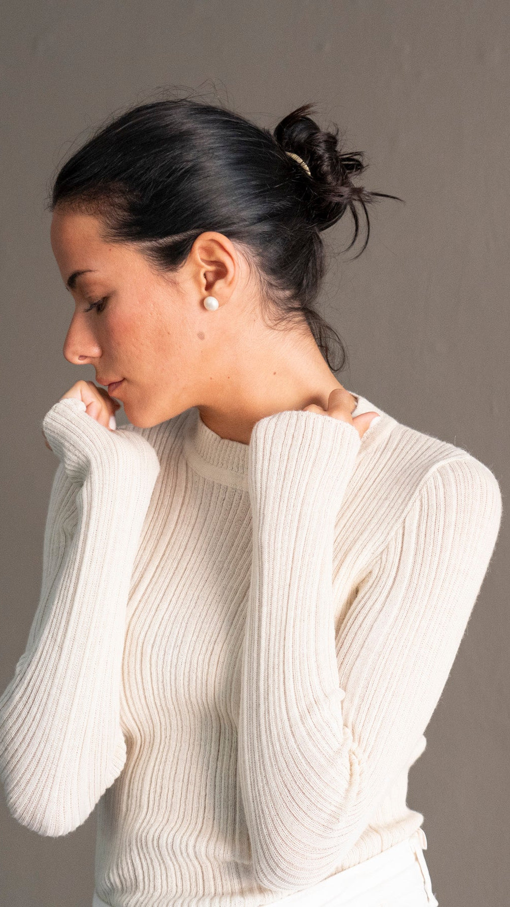 Top Punto Baby Alpaca 01 | Crudo