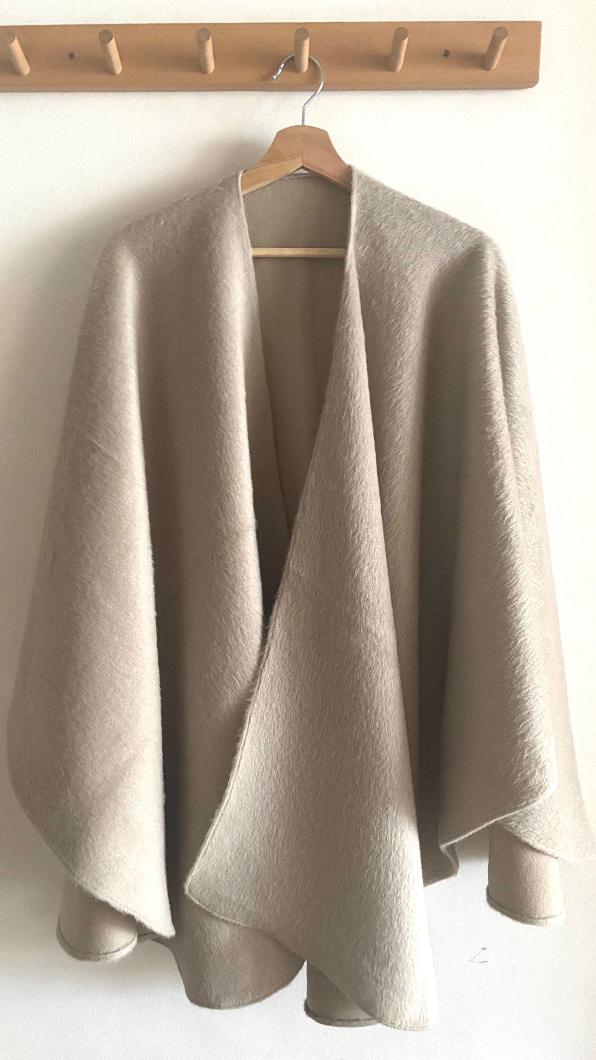 Ruana Baby Alpaca con Lana Merino