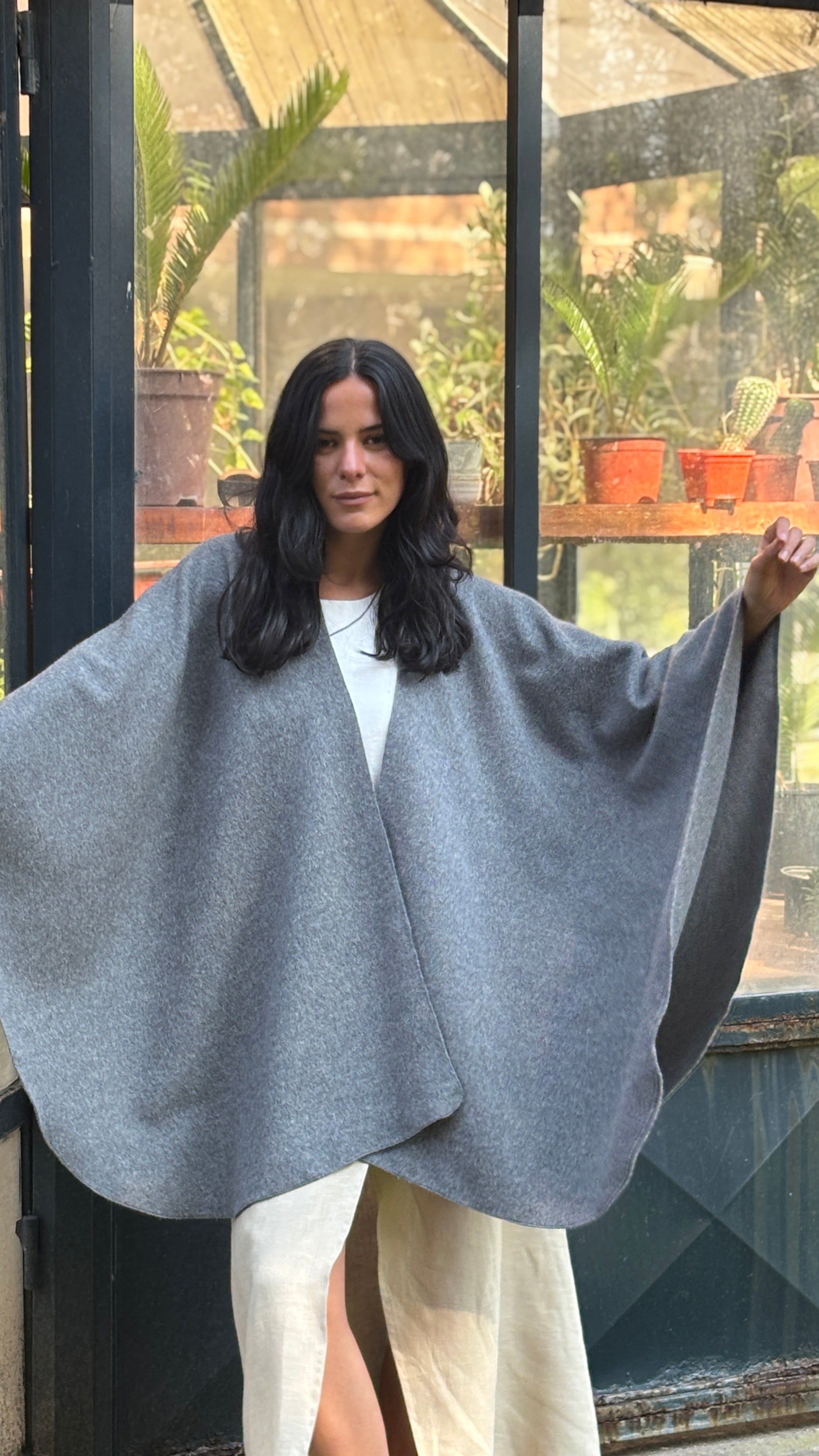 Ruana Baby Alpaca con Lana Merino