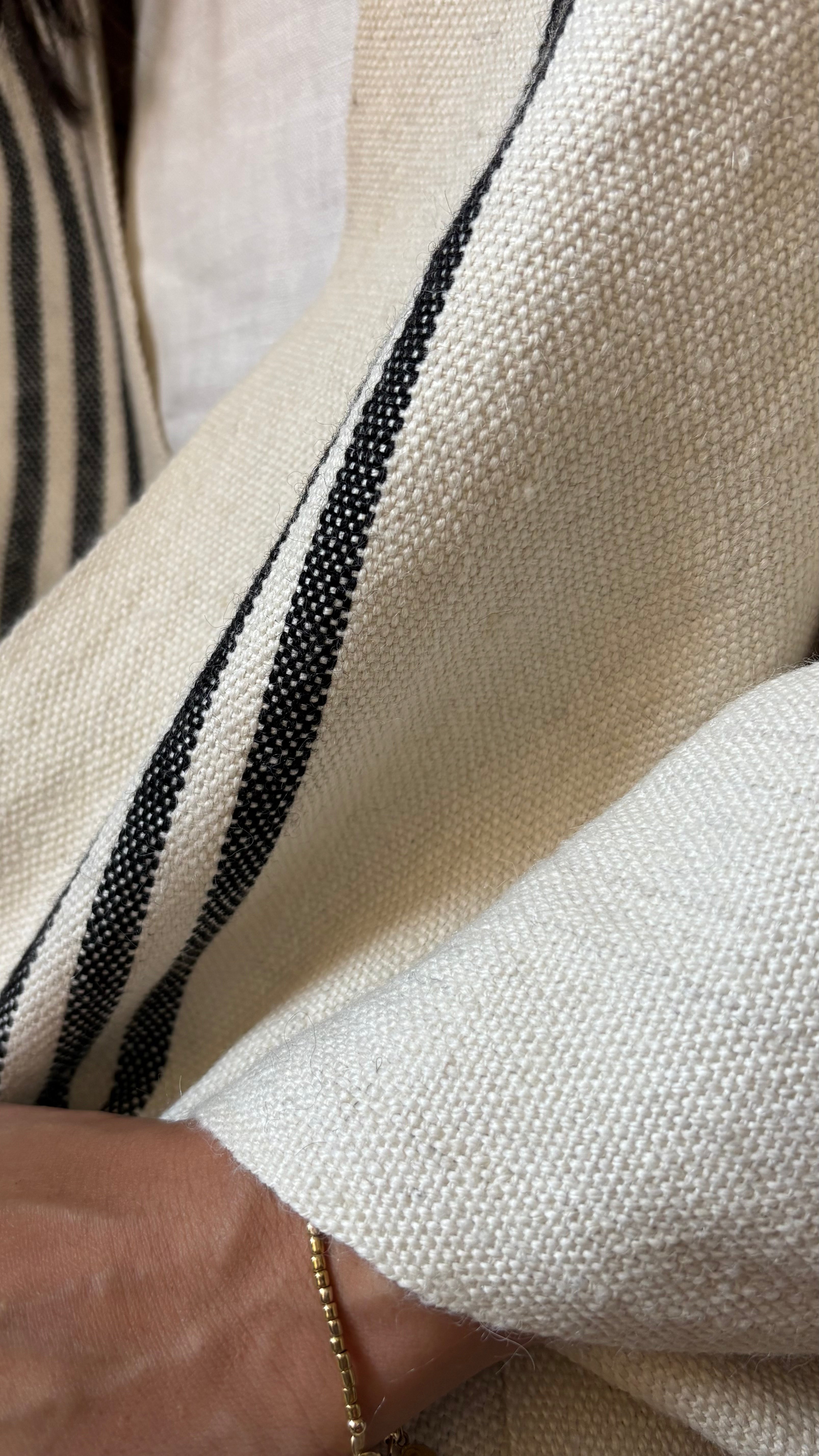 Echarpe 100% Alpaca Blanco