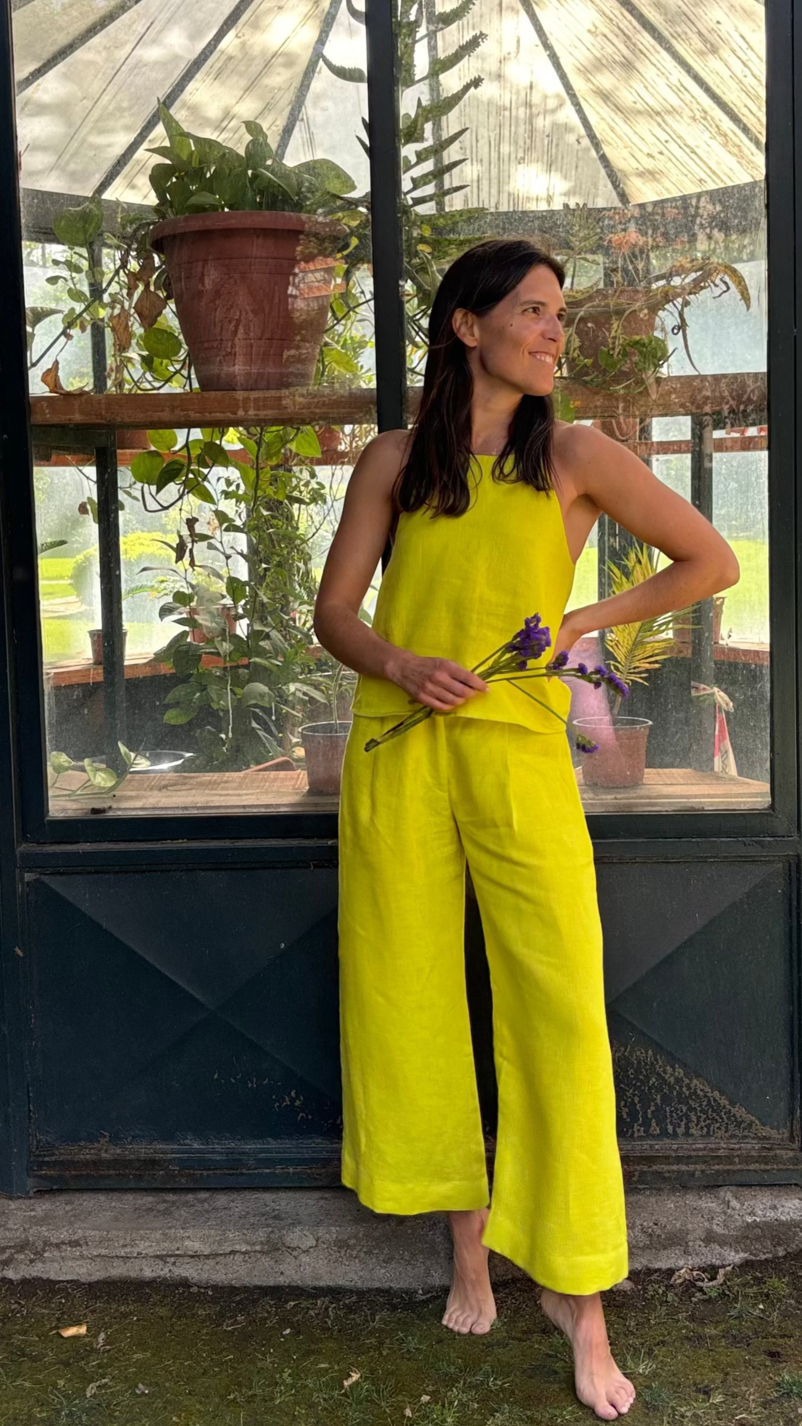 Pantalones Sauce Lima 100% Lino