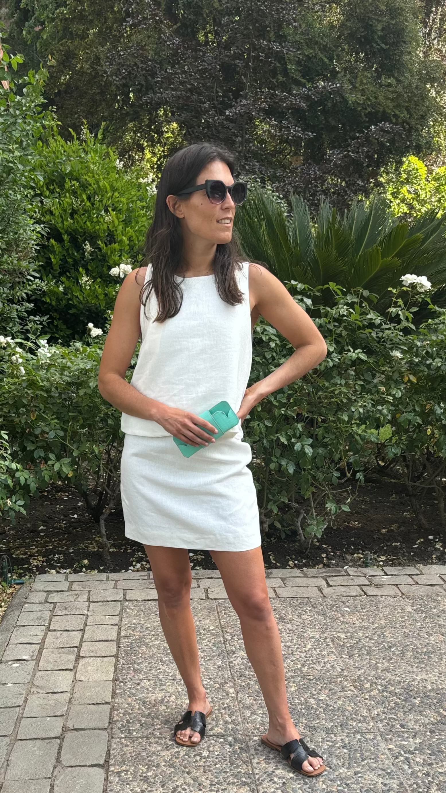 Mini Azalea Blanca 100% Lino