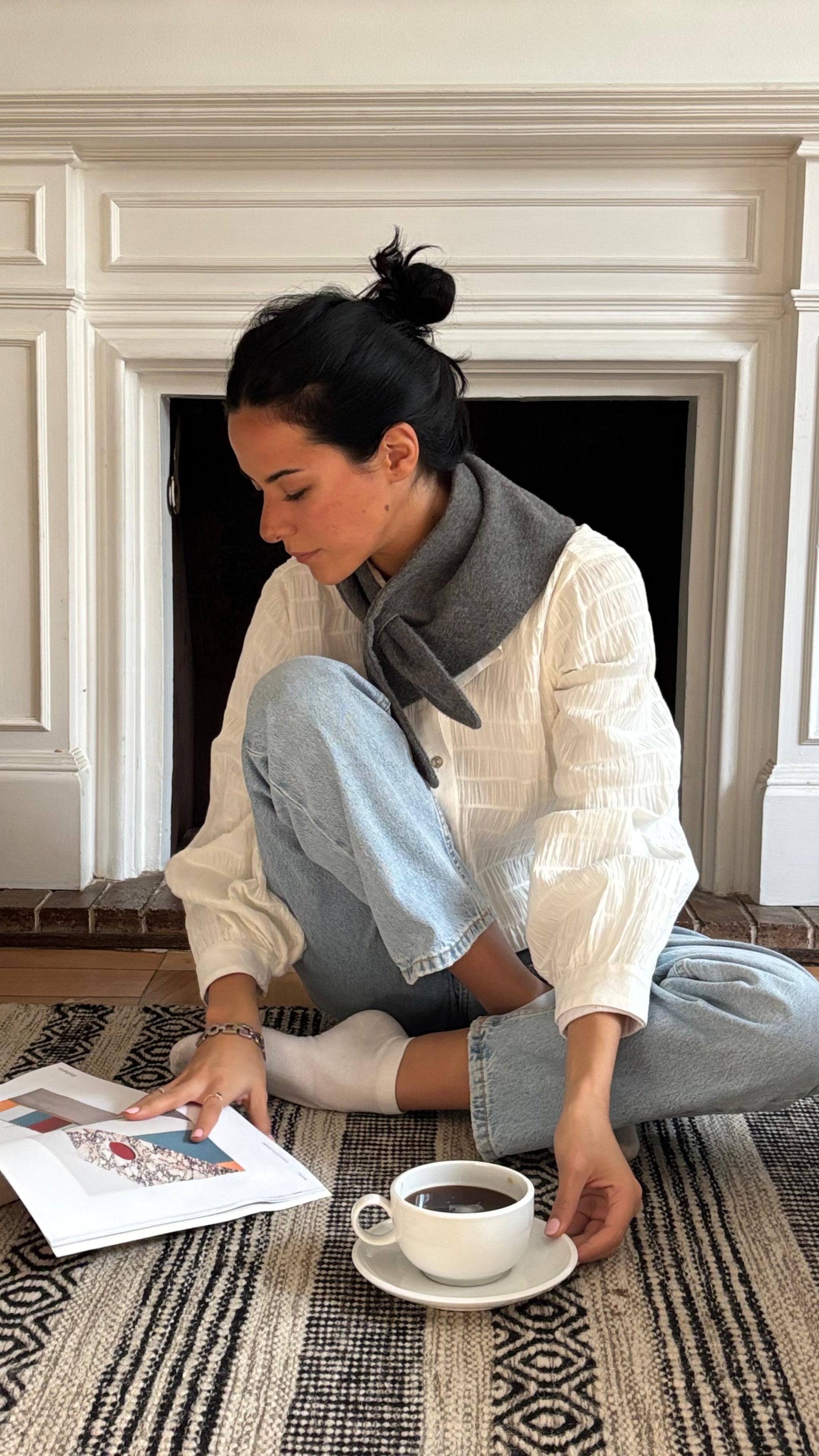 Bufanda Baby Alpaca con Lana Merino